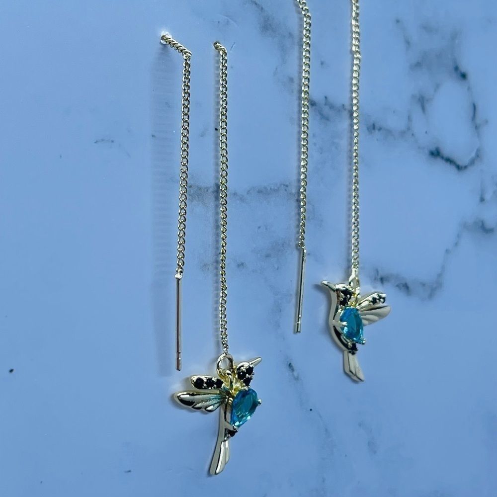 Hummingbird earrings - Picture 3 of 7
